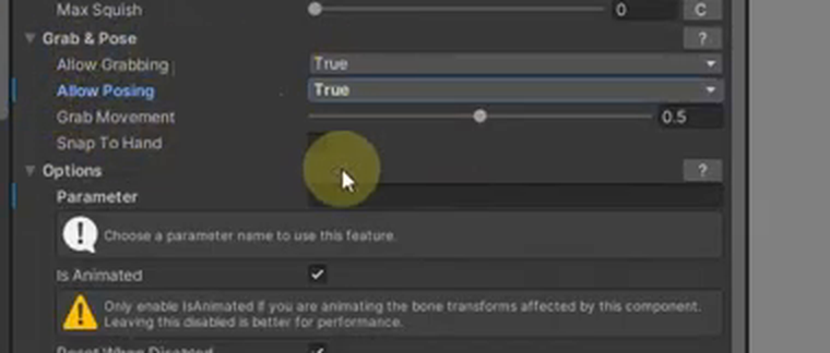 PhysBone の設定